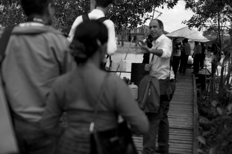 Tomas Quintana, the UN Human rights envoy to Burma till May 2014, has been followed and protested by Rakhine  Bhuddists as he was visiting the state in August 2013. (Photo Photo © Lee Yu Kyung) 