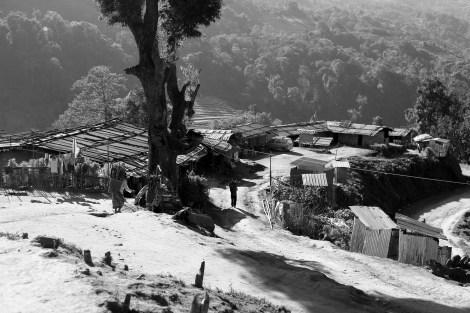Nkhong Pa IDPs camp at the Kachin-China border, which is located between Maijayang and Laiza. The both cities are controlled by Kachin Independent Organization (or KIO) (Photo © Lee Yu Kyung)