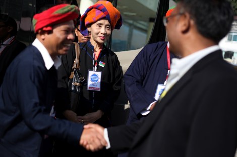 Ethnic Armed Organization Conference was held late last year in Laiza at the China-Kachin border. It was organized by Kachin Independence Organization in a bid to discuss common strategy among ethnic groups for ‘nationwide ceasefire’ which Burmese government ambitiously has been pushing for months by then. KIO is one of the two ethnic groups which have not signed ceasefire with Burmese government as of June 2014. (Photo  © Lee Yu Kyung)