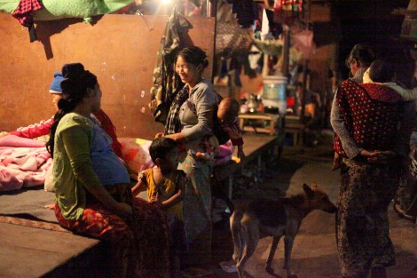 Kachin women in IDPs camp in Laiza, the rebel’s capital. More than 100,000 people have been displaced since the war broke out in 2011. (Photo © Lee Yu Kyung)
